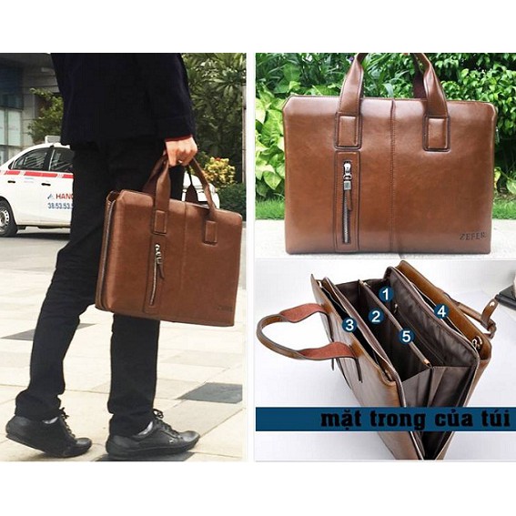Cặp da cao cấp ZEFER – 999 | BigBuy360 - bigbuy360.vn