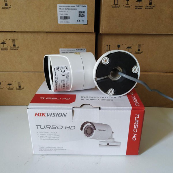 Camera analog TVI 2MP HIKVISION 2CE16D0T-IR, thân trụ hồng ngoại (chính hãng Hikvision Việt Nam)