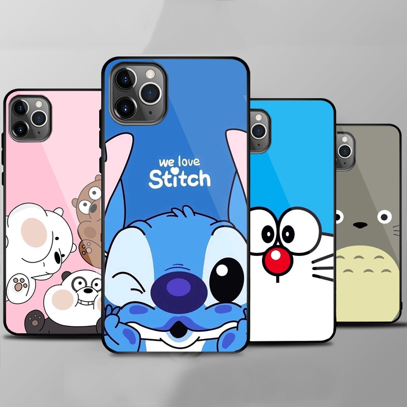 Ốp Lưng IPHONE 11, 11 PRO MAX,12, 12 PRO MAX Mặt kính 3D cao cấp