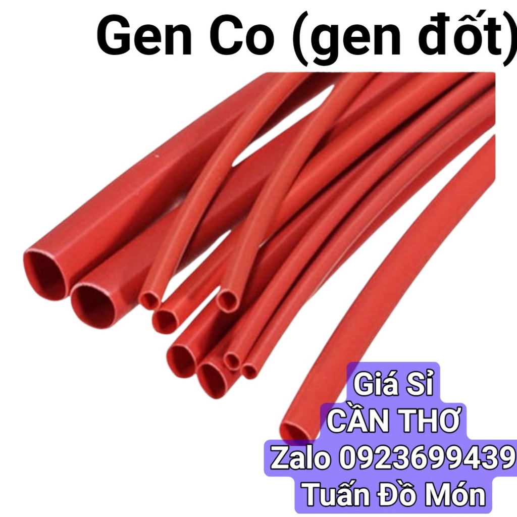 Ống gen co nhiệt - gen đốt nhiệt phụ tùng linh kiện chính hãng