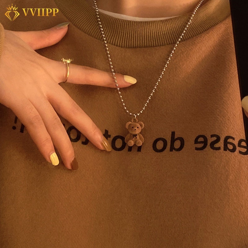 Vòng cổ Mặt Hình Gấu Dễ Thương Dành Cho Nữ