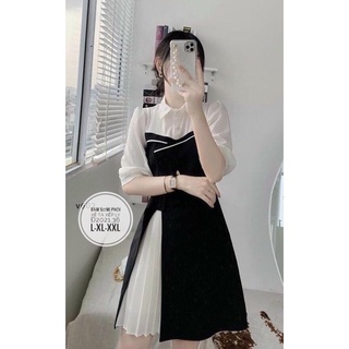 Đầm giả set yếm bigsize (55-90kg)