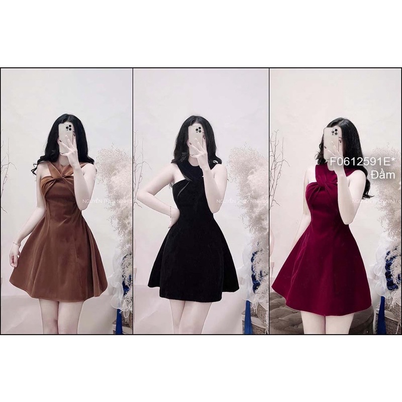 Đầm yếm jean phối viền tua rua sang trọng  VIENS STORE