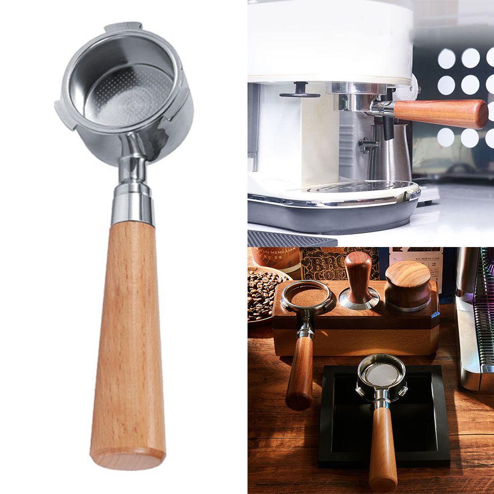 CONOPERY Bộ Lọc Tay Cầm Bằng Gỗ 51mm Thay Thế Cho Delonghi EC685