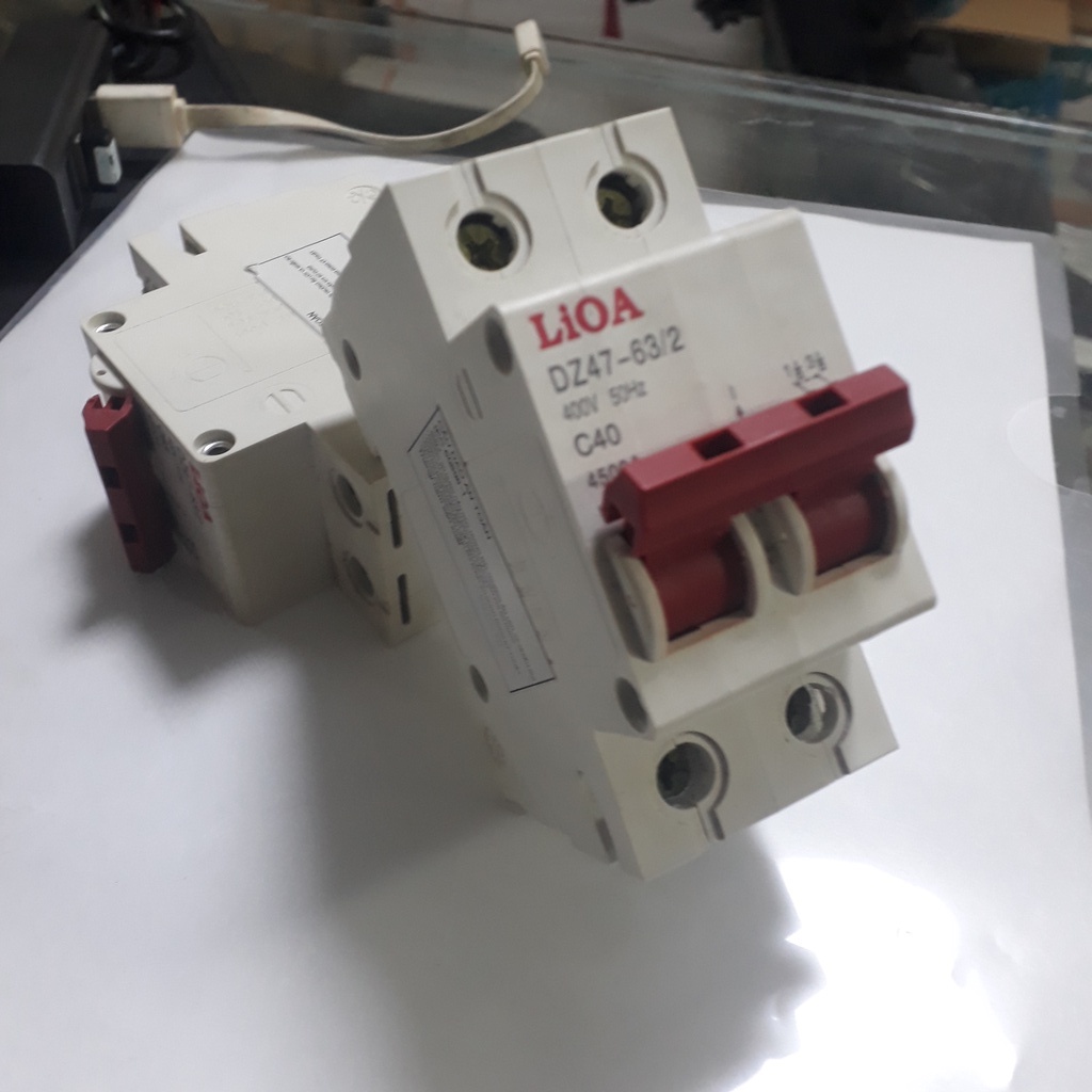 Cầu Dao Tự Động  2 Cực32-40A-50-63A LIOA Dòng Cắt 4,5KA