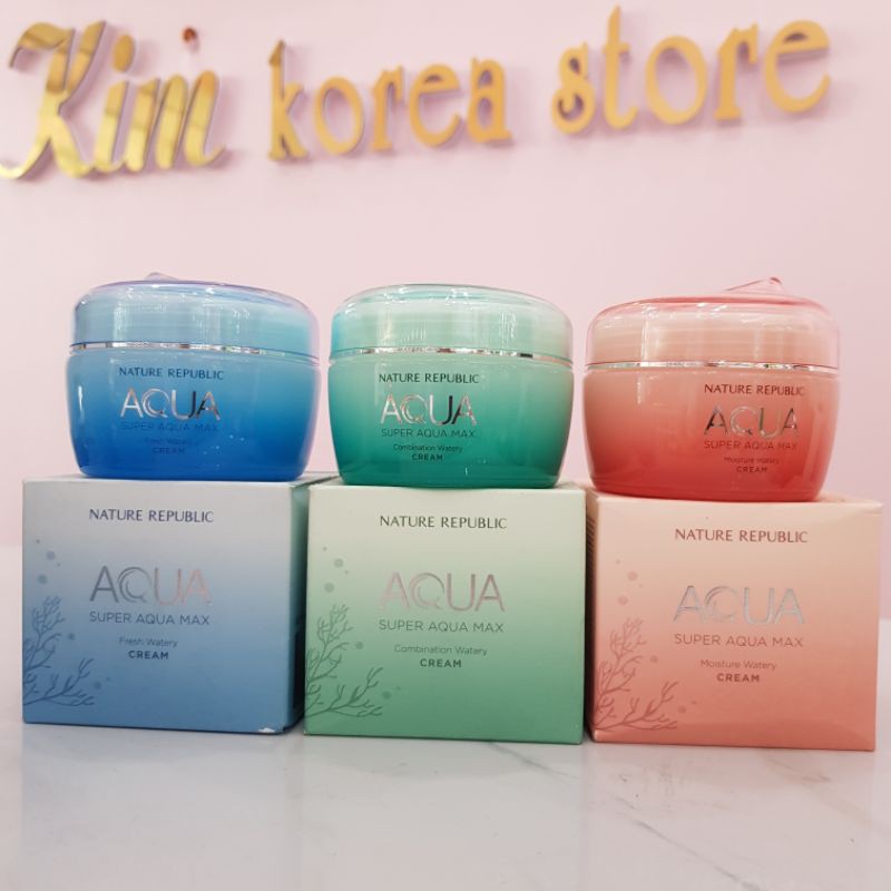 Kem dưỡng ẩm Nature Republic Super Aqua Max Cream