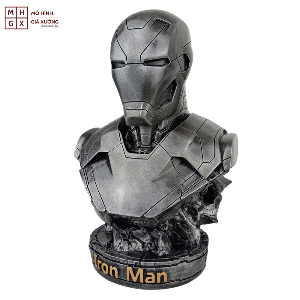 Mô Hình Maver Bán Thân Iron Man Người Sắt Tony Stark Cao 17cm ( 3 màu ) - Figure Tượng Maver - Mô hình giá xưởng