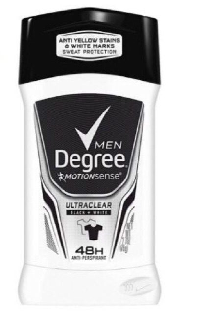 💫Lăn khử mùi Men Degree Motionsense Ultra Clear Black White 48 hour của Mỹ dành cho nam giới