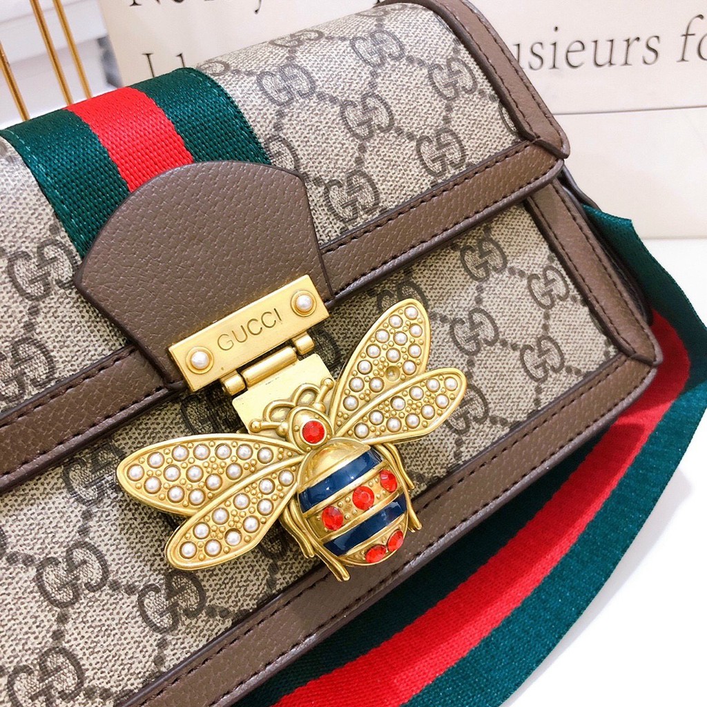 Túi Gucci Ong Bản 2 Dây Hàng Xịn Full Box Size 22cm