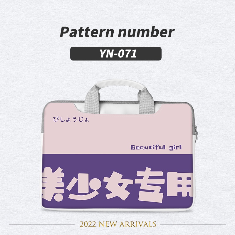 Túi Đựng laptop Chống Sốc Không Thấm Nước Họa Tiết Hoạt Hình Dễ Thương 13.3 14 15.6 inch