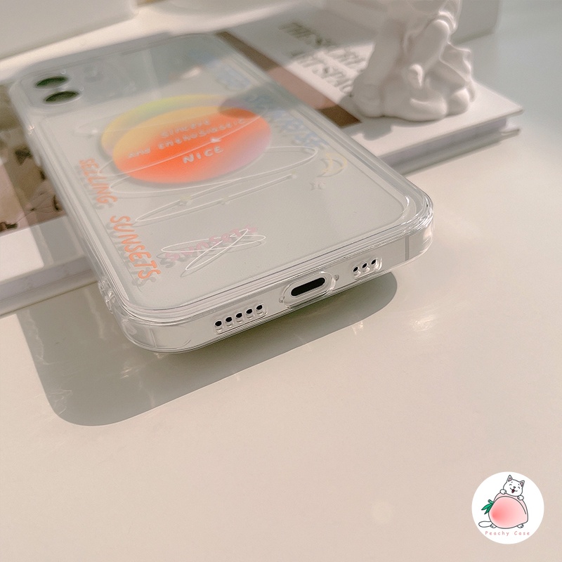 Ốp điện thoại TPU mềm trong suốt in hình hành tinh mặt trăng cho iPhone 13 11 12 Pro Max X Xs Max Xr 7 8 Plus