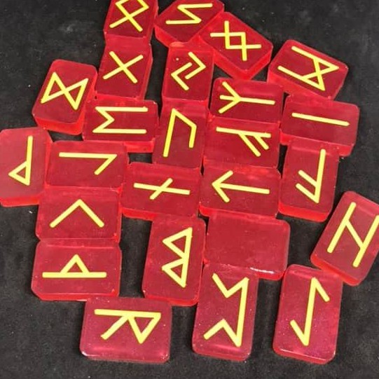 Bộ kí tự Runes nhũ kim