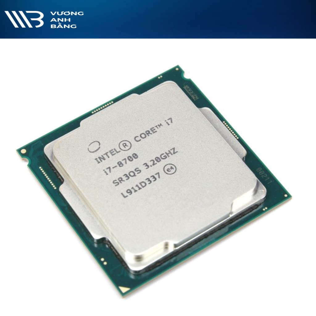 Chip CPU Intel Core i7-8700T Tray Socket 1151v2 có tặng kèm fan - Bảo Hành 36 tháng