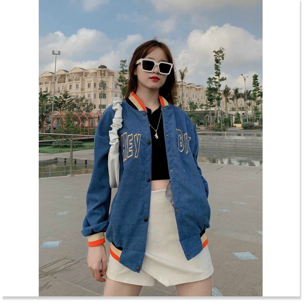 ÁO KHOÁC NỮ BOMBER UNISEX NHIỀU MÀU SẮC XINH XẮN THỜI TRANG MỚI KME
