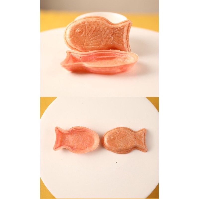 Set Đế bánh thuyền hình cá hộp 40c + 40 túi đựng