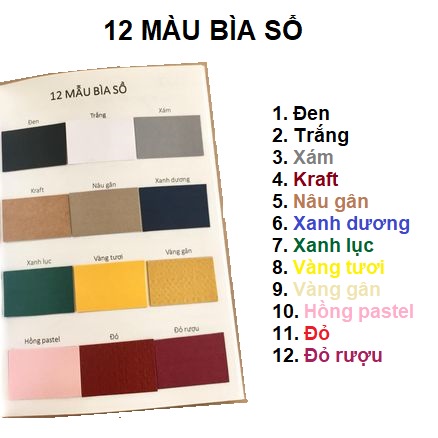 Lõi/ruột sổ refill, Sổ tay 80 trang - Giấy Kraft Chấm bi /ô vuông /Kẻ ngang /Trơn - Traveler's Notebook insert