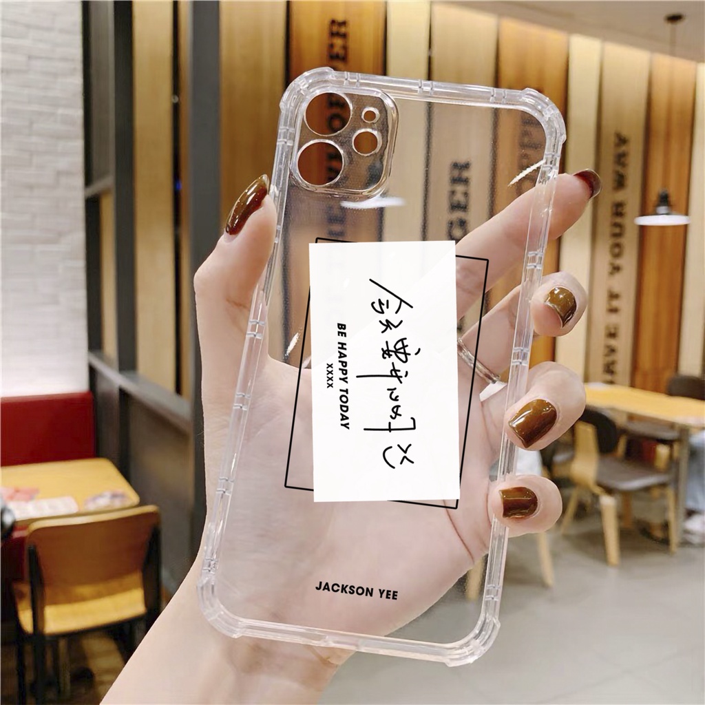 Ốp lưng iphone Jackson yee viền vuông chống sốc case 14plus 14 pro max 13 12 promax 11 mini 6 6s 7 8 plus x xr xs Se