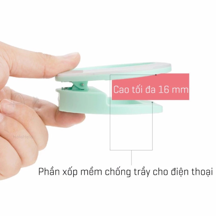 Đèn led kẹp dành cho điện thoại hỗ trợ chụp hình N01 | BigBuy360 - bigbuy360.vn
