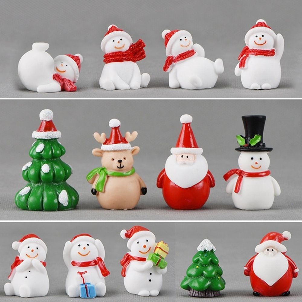 Mô hình ông già noel mini dùng trang trí cây thông giáng sinh