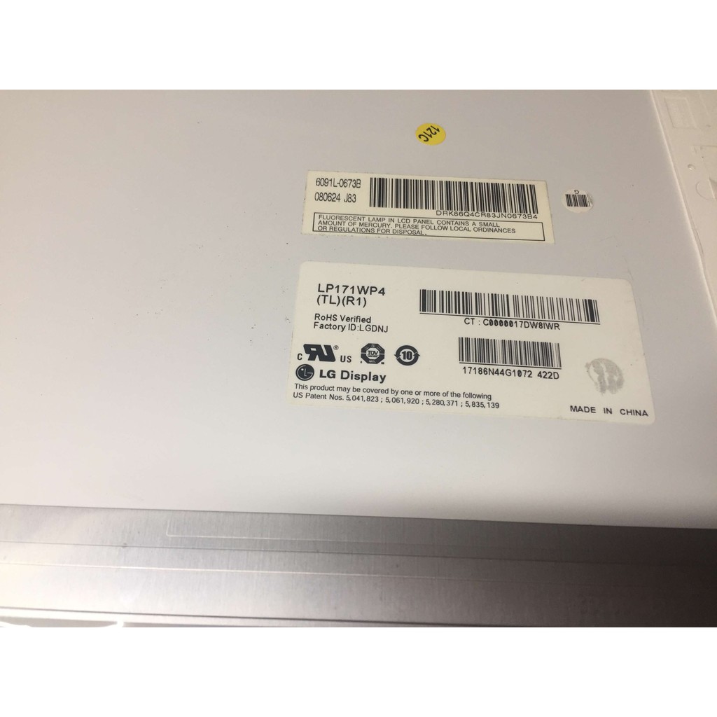 Màn hình LCD Laptop Chạy Đèn cao áp 17.1 IN WIDE 30 Pin