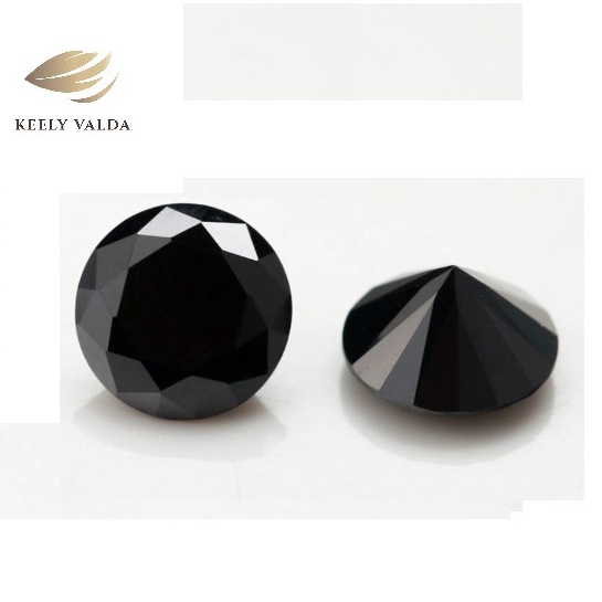 CZ Đá Cubic Zirconia Màu Đen loại 5A - Siêu Cứng Thụy Sỹ