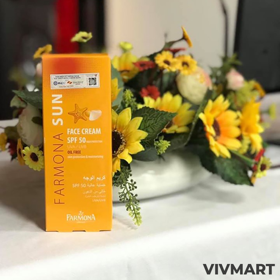 ✅ Kem Chống Nắng Kiểm Soát Dầu Farmona Sun Face Cream SPF 50