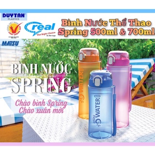 Bình nước thể thao nhựa duy tân spring nhiều dung tích - 500ml & 700ml