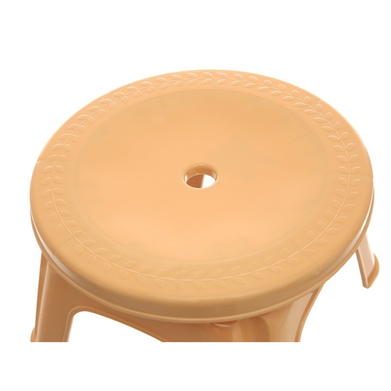 Ghế nhựa tròn thấp, có 5 màu