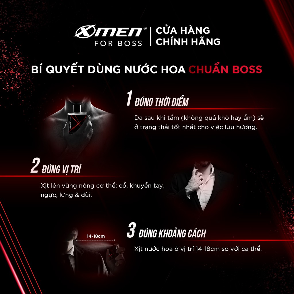 Nước hoa bỏ túi Xmen for Boss Intense 18ml - Chính Hãng Giá Tốt