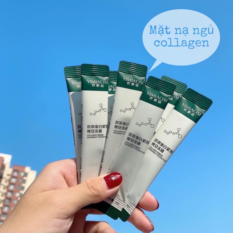 (1 hộp 20 gói ) Mặt nạ ngủ thạch collagen nội địa Trung hàng chính hãng