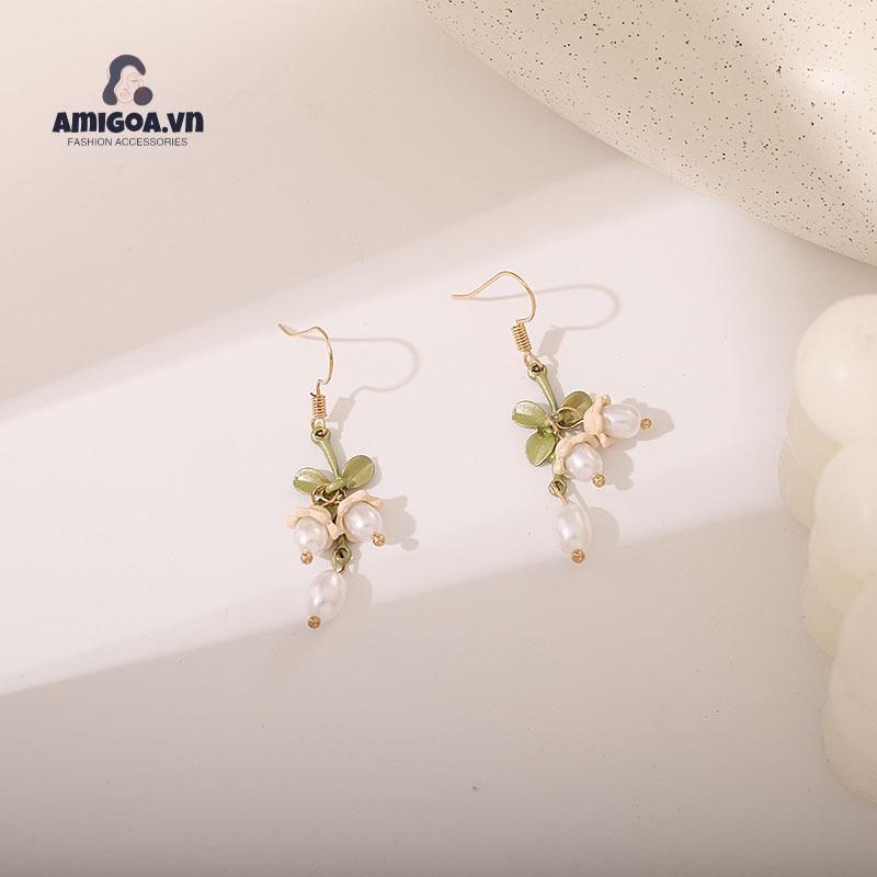 ✨✨Bông Tai Đính Ngọc Trai Nhân Tạo Thời Trang Mùa Xuân Cho Nữ