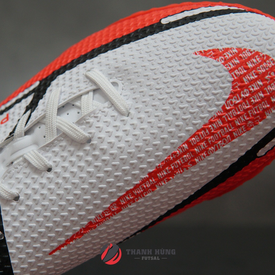 GIÀY ĐÁ BÓNG CHÍNH HÃNG NIKE PHANTOM GT2 ACADEMY TF - DC0803-167 - TRẮNG/ĐỎ/VÀNG