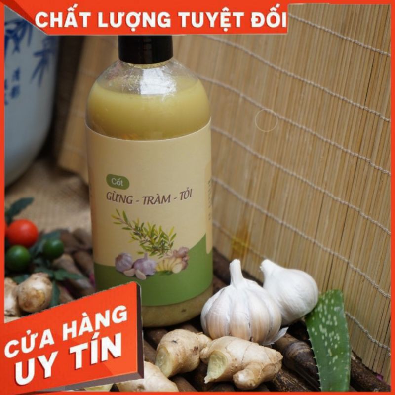 NƯỚC CỐT GỪNG TƯƠI TRÀM TỎI - TẮM BÉ AN TOÀN