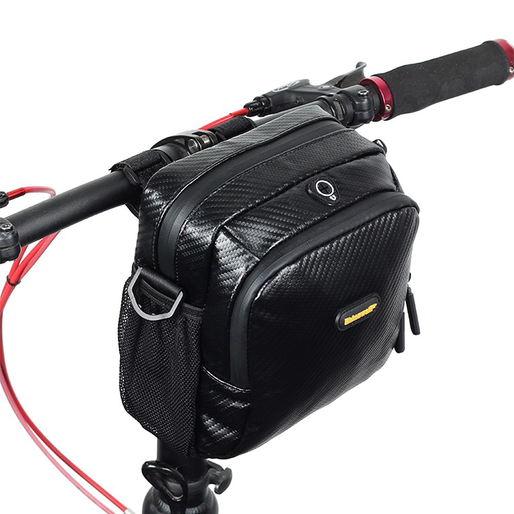 Túi đeo ghi đông xe đạp chống nước có dây đeo cổ