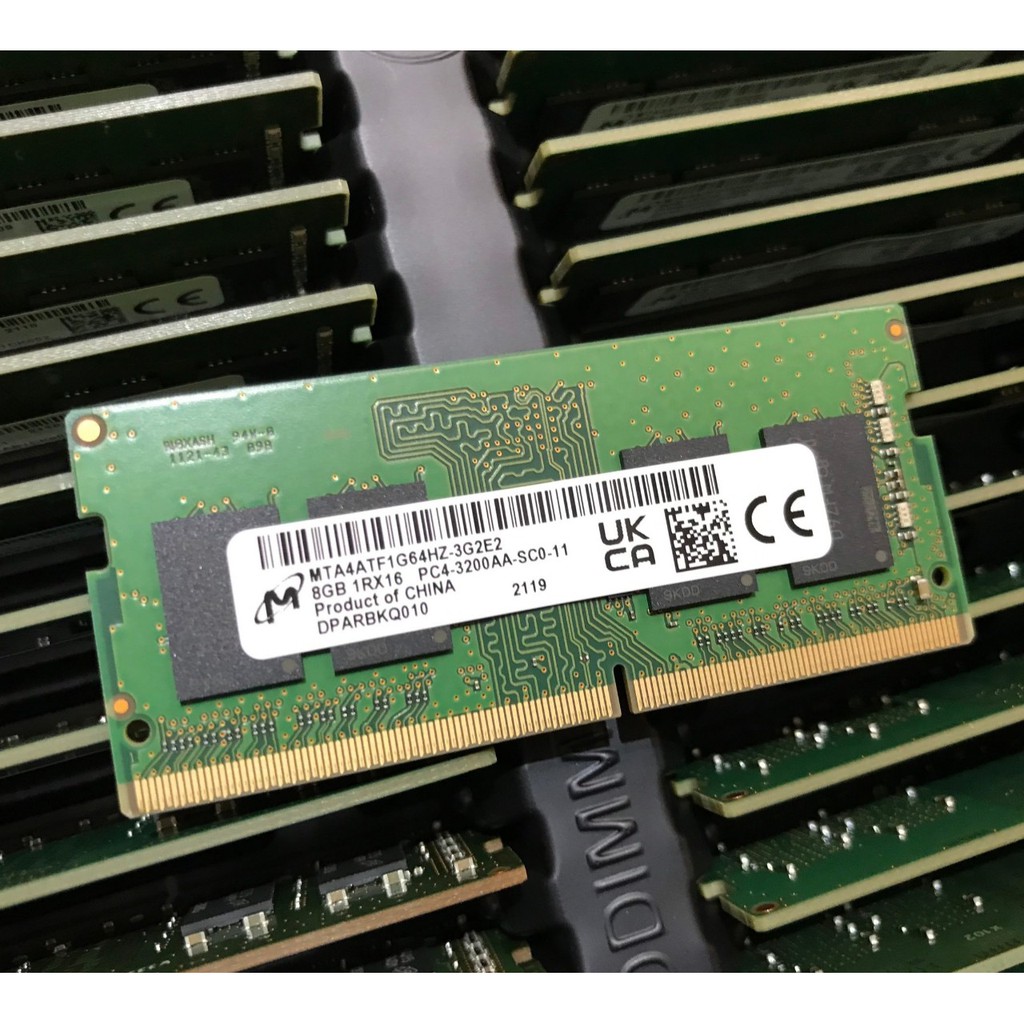 Ram Laptop Micron / Crucial 8GB DDR4 3200MHz 2666MHz 2400MHz 2133MHz