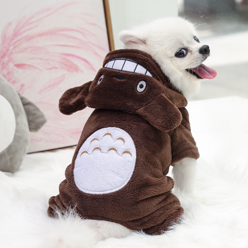 Quần Áo Flannel Bốn Chân Mới Cho Thú Cưng Into Bomei