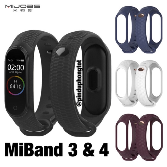 Dây Xiaomi Mi Band 3 và Miband 4 Siêu Mềm Chính Hãng Mijoas