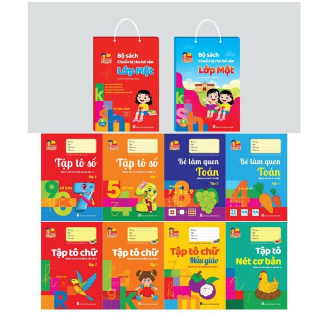 ✌✌Combo 8 cuốn hành trang cho bé vào lớp 1.