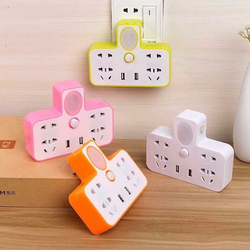 Ổ Cắm Điện Đa Năng Có Cổng Usb Sạc Pin và Đèn Ngủ