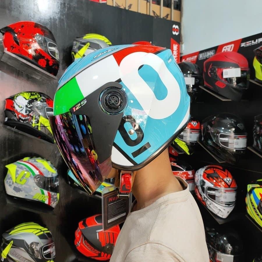 Kính Thay Thế Mũ Bảo Hiểm 125 NAPOLI 2 KÍNH/Bảo Hành 12 Tháng