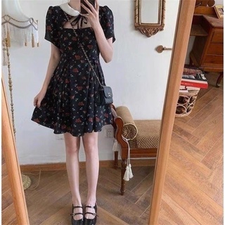 Đầm hoa nhí chocker bigsize (55->90kg)