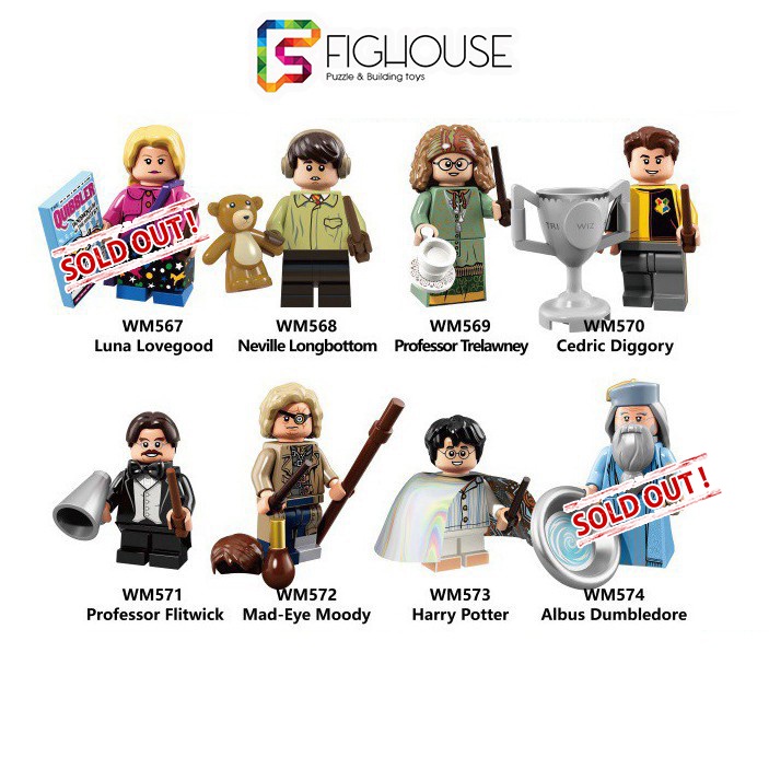 Đồ chơi lắp ráp nhân vật minifigures Harry Potter WM6041L