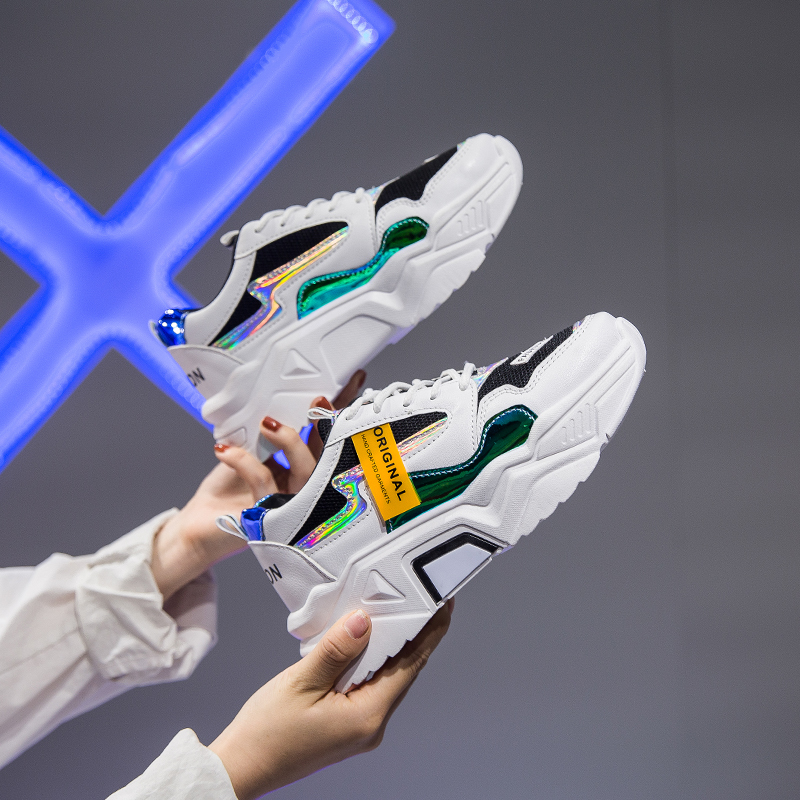 Giày Sneaker Phối Lưới Thời Trang Cho Nữ