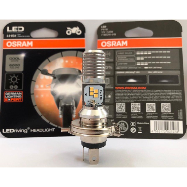 Bóng pha LED 3 chân H4 siêu sáng-hàng OSRAM chính hãng nhập khẩu từ Đức-bảo hành 1 năm_#osram