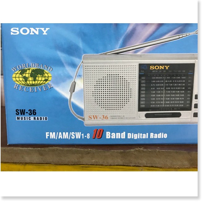 Radio nghe Đài SW-999AC 999UAR 902 | Đài nghe FM, AM,SW Radio cho người già ( tặng dây sạc ) bảo hành 12 tháng