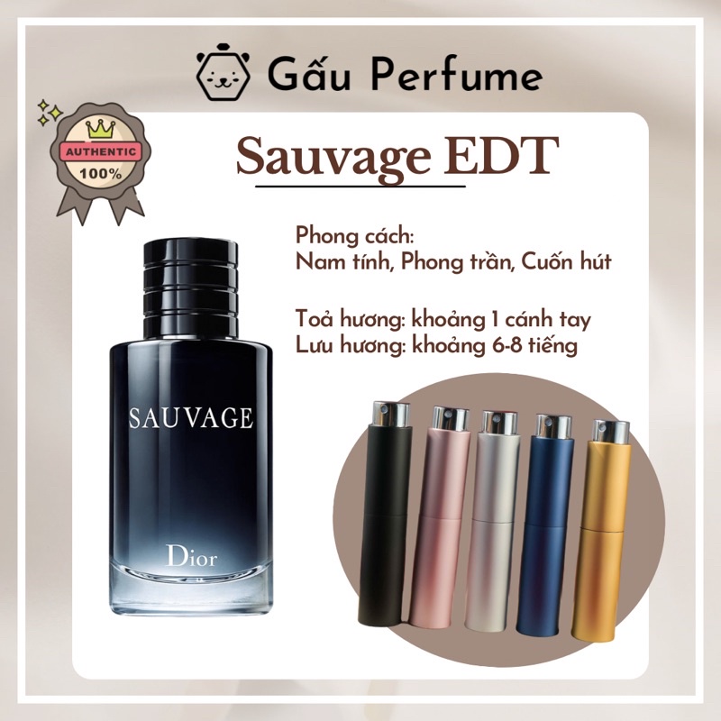 Mẫu thử DIOR SAUVAGE EDT 10ML chính hãng