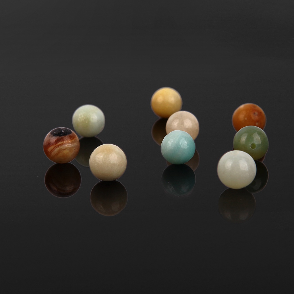 Chuỗi hạt đá nhân tạo 4/6/8/10/12mm dùng làm trang sức thủ công tinh xảo