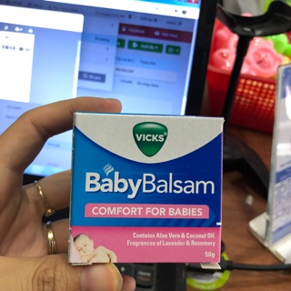 Dầu ấm ngực Vick Baby Balsam