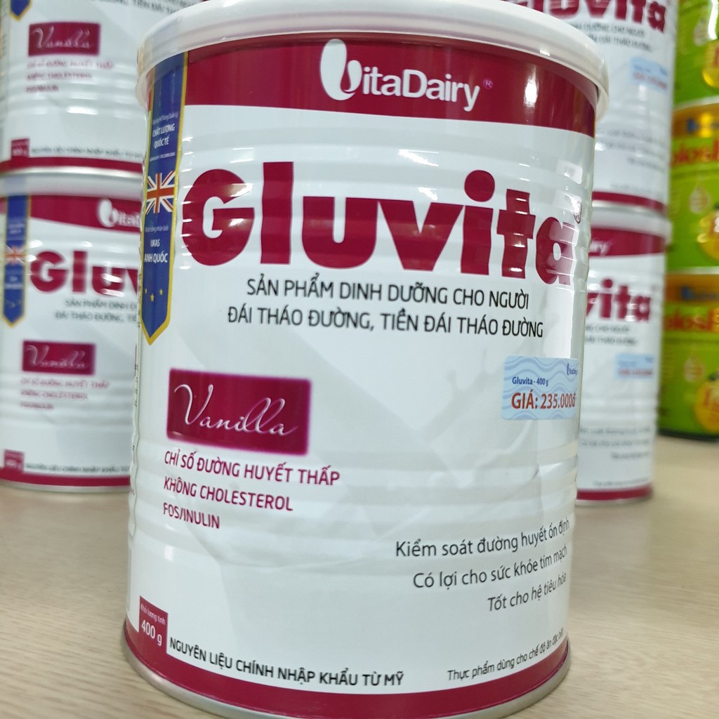 Combo 3 Lon Sữa Gluvita 400g  Date 2024