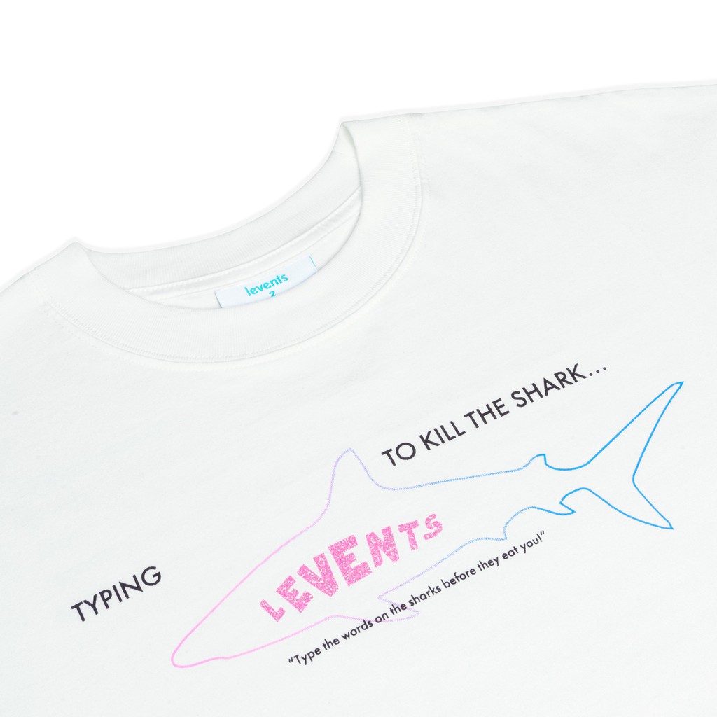 Áo Thun Levents Shark/ White